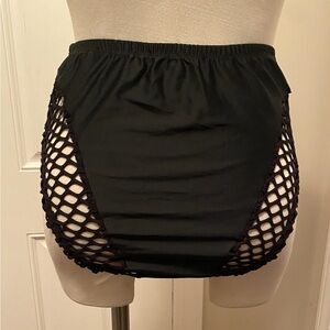 Rue 107 Black High-Waisted Fishnet Bottoms